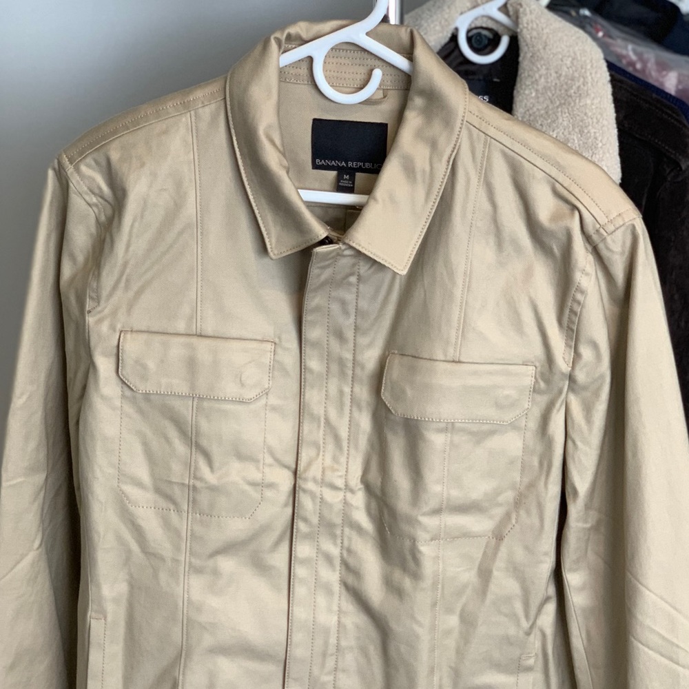 Banana Republic - lightweight Khaki jacket